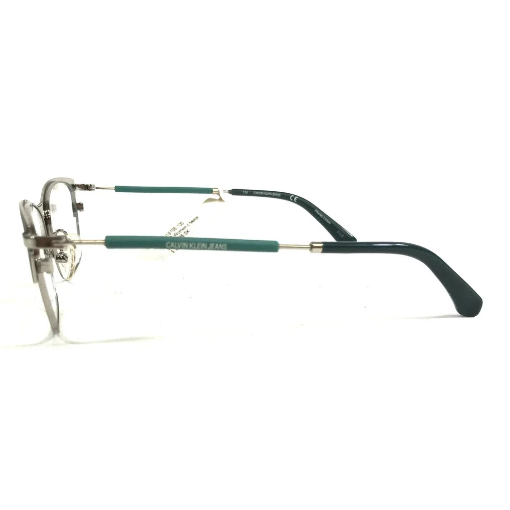 Calvin Klein Jeans Eyeglasses Frame CKJ18105 305 Jade Cat Eye Full Rim 52-17-135